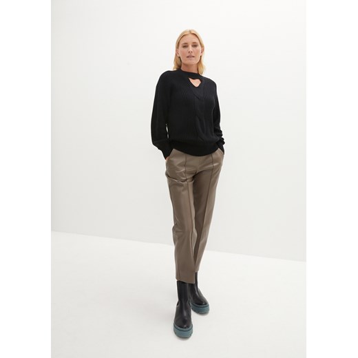 Sweter z wycięciem 52/54 okazja bonprix