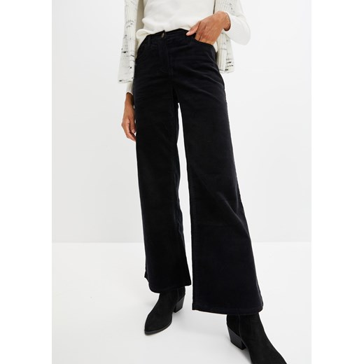 Spodnie sztruksowe Marlena ze sklepu bonprix w kategorii Spodnie damskie - zdjęcie 170606837