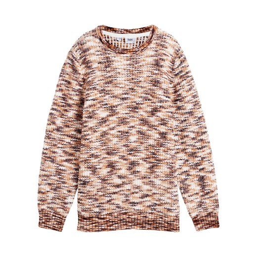 Sweter chłopięcy melanżowy ze sklepu bonprix w kategorii Swetry chłopięce - zdjęcie 170607707