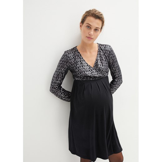 Sukienka ciążowa i do karmienia piersią, z połyskiem ze sklepu bonprix w kategorii Sukienki ciążowe - zdjęcie 170607789