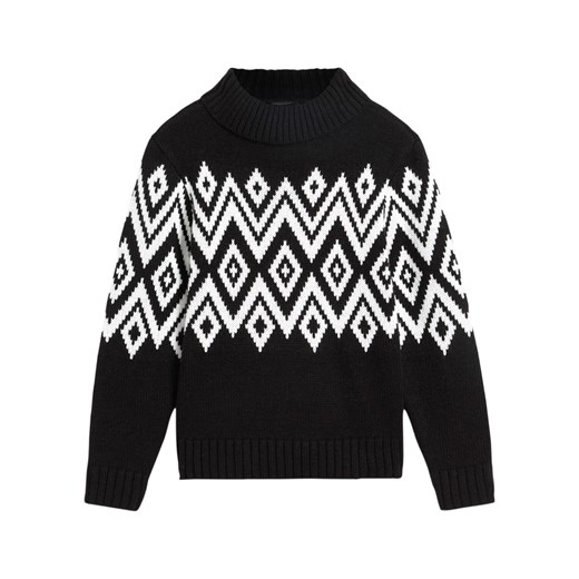 Sweter dziewczęcy w norweski wzór ze sklepu bonprix w kategorii Swetry dziewczęce - zdjęcie 170608449
