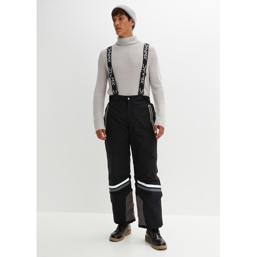 Spodnie ocieplane funkcyjne ze śniegołapem Regular Fit Straight ze sklepu bonprix w kategorii Spodnie męskie - zdjęcie 170608535