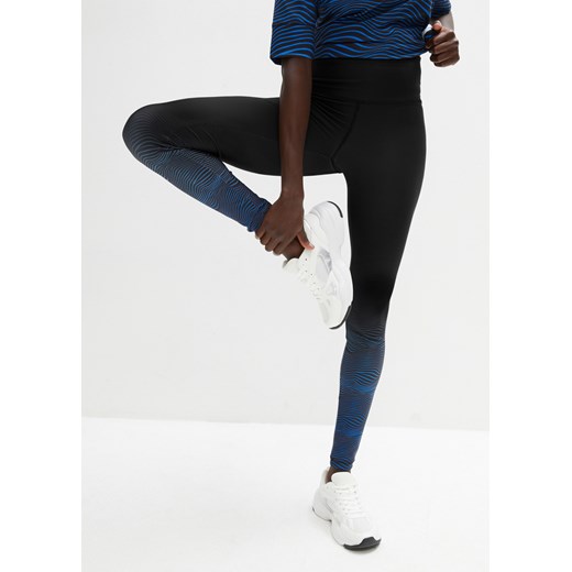 Legginsy sportowe z kieszenią, szybko schnące ze sklepu bonprix w kategorii Spodnie damskie - zdjęcie 170608798