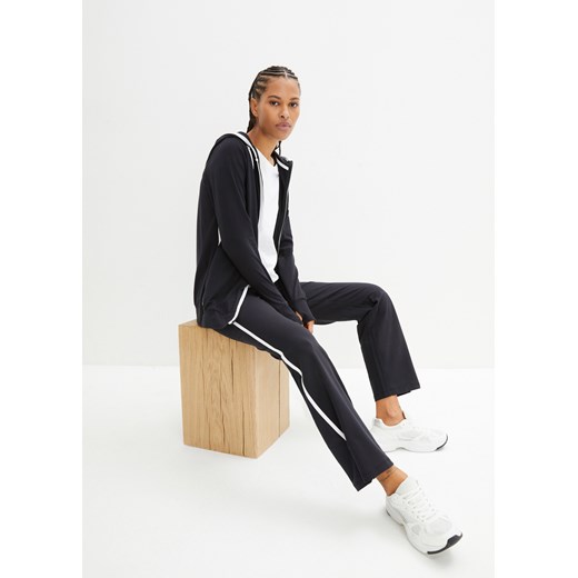 Dres sportowy bawełniany ze stretchem (2 części) 40/42 bonprix