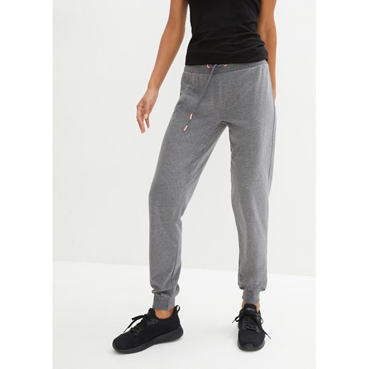 Spodnie sportowe ze ściągaczem ze sklepu bonprix w kategorii Spodnie damskie - zdjęcie 170610179