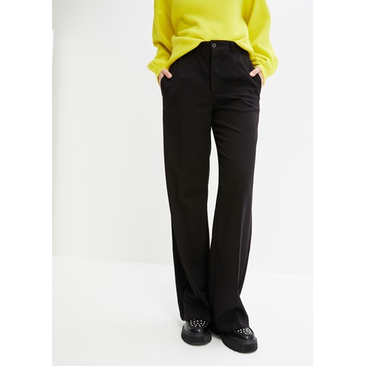 Spodnie garniturowe Straight ze sklepu bonprix w kategorii Spodnie damskie - zdjęcie 170610226