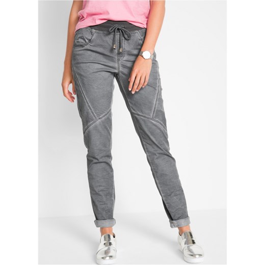"Spodnie bojówki z efektem ""used""" ze sklepu bonprix w kategorii Spodnie damskie - zdjęcie 170610498