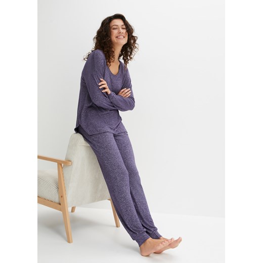 Piżama z miękkiej wiskozy ze sklepu bonprix w kategorii Piżamy damskie - zdjęcie 170610609