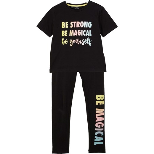 T-shirt dziewczęcy + legginsy (2 części) ze sklepu bonprix w kategorii Komplety dziewczęce - zdjęcie 170611499