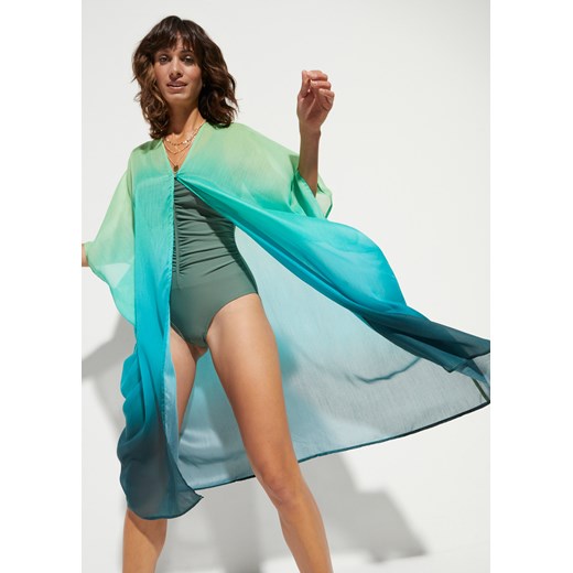Sukienka kaftanowa plażowa ze sklepu bonprix w kategorii Odzież plażowa - zdjęcie 170612518