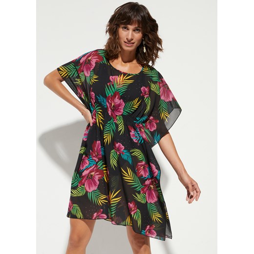 Sukienka tunikowa plażowa z poliestru z recyklingu ze sklepu bonprix w kategorii Sukienki - zdjęcie 170612555