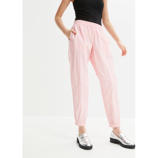 Spodnie z gumką w talii ze sklepu bonprix w kategorii Spodnie damskie - zdjęcie 170612689