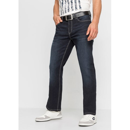 Dżinsy ze stretchem Regular Fit Bootcut ze sklepu bonprix w kategorii Jeansy męskie - zdjęcie 170613169
