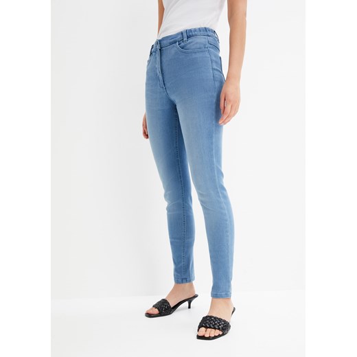 Dżinsy Skinny, High Waist, długie ze sklepu bonprix w kategorii Jeansy damskie - zdjęcie 170613366