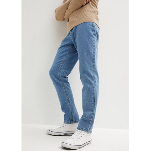 Dżinsy z elastycznymi wstawkami w talii CLASSIC FIT STRAIGHT ze sklepu bonprix w kategorii Jeansy męskie - zdjęcie 170613395