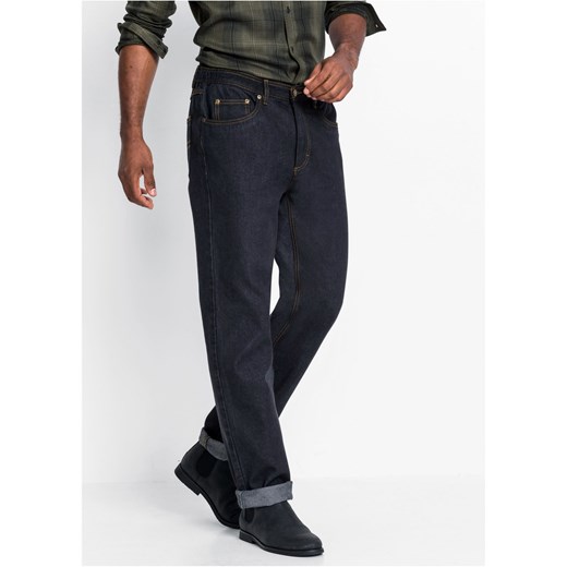 Dżinsy z elastycznymi wstawkami w talii CLASSIC FIT STRAIGHT ze sklepu bonprix w kategorii Jeansy męskie - zdjęcie 170613399