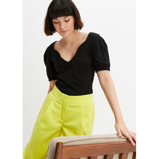 Shirt z rękawami bufkami ze sklepu bonprix w kategorii Bluzki damskie - zdjęcie 170613577