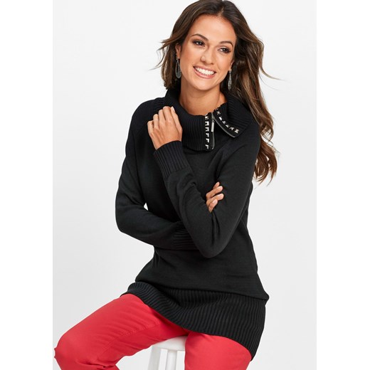 Długi sweter ze sklepu bonprix w kategorii Swetry damskie - zdjęcie 170613809