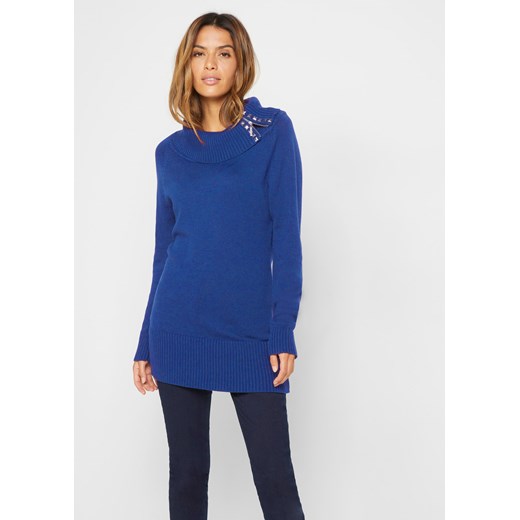 Długi sweter ze sklepu bonprix w kategorii Swetry damskie - zdjęcie 170613816