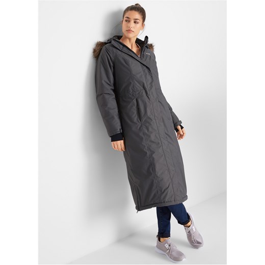 Płaszcz outdoorowy ze sztucznym futerkiem, nieprzemakalny ze sklepu bonprix w kategorii Płaszcze damskie - zdjęcie 170614427