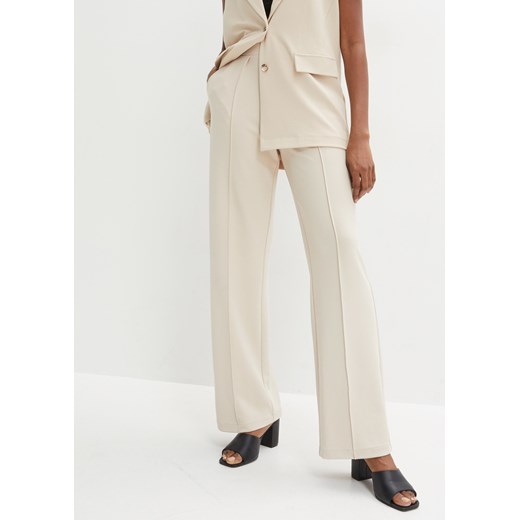 Spodnie z gumką w talii ze sklepu bonprix w kategorii Spodnie damskie - zdjęcie 170614598