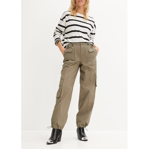 Spodnie bojówki ze sklepu bonprix w kategorii Spodnie damskie - zdjęcie 170615025