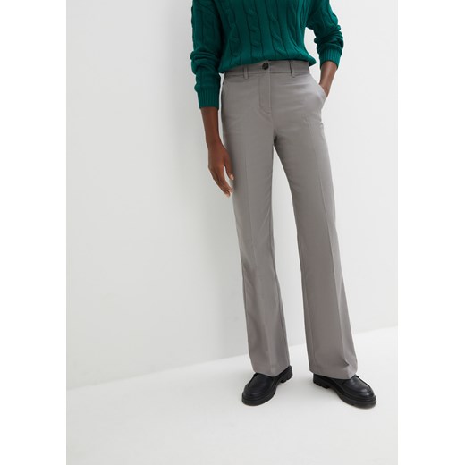 Spodnie z szerokimi nogawkami ze sklepu bonprix w kategorii Spodnie damskie - zdjęcie 170615749