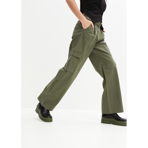 Spodnie bojówki ze sklepu bonprix w kategorii Spodnie damskie - zdjęcie 170615839