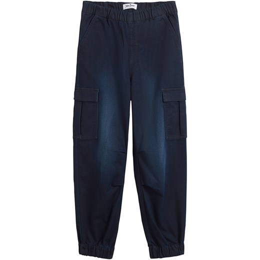 Dżinsy chłopięce bojówki, Tapered Fit ze sklepu bonprix w kategorii Spodnie chłopięce - zdjęcie 170616448