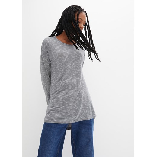 Shirt melanżowy z długim rękawem ze sklepu bonprix w kategorii Bluzki damskie - zdjęcie 170616976