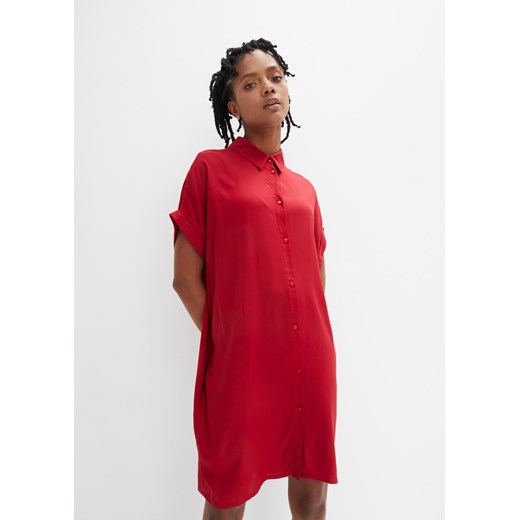 Sukienka koszulowa ze zrównoważonej wiskozy ze sklepu bonprix w kategorii Sukienki - zdjęcie 170617727