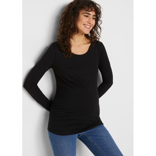 Shirt ciążowy z bawełny (2 szt.) ze sklepu bonprix w kategorii Bluzki ciążowe - zdjęcie 170617965
