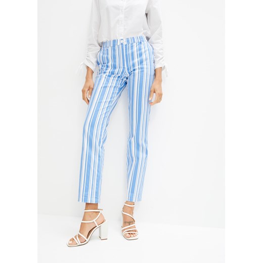 Spodnie ze stretchem ze sklepu bonprix w kategorii Spodnie damskie - zdjęcie 170618635