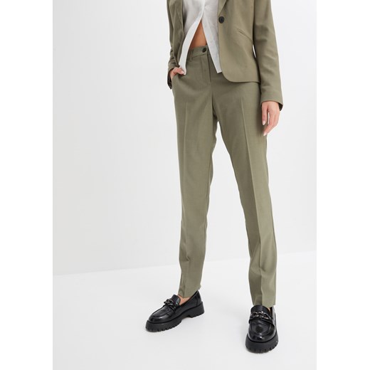 Spodnie biznesowe ze sklepu bonprix w kategorii Spodnie damskie - zdjęcie 170619399