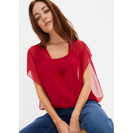 Bluzka shirtowa ze zrównoważonego materiału ze sklepu bonprix w kategorii Bluzki damskie - zdjęcie 170621686