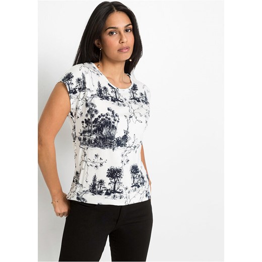 Shirt z nadrukiem ze sklepu bonprix w kategorii Bluzki damskie - zdjęcie 170622145