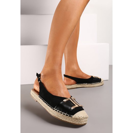 Espadryle damskie Born2be casual z klamrą na lato