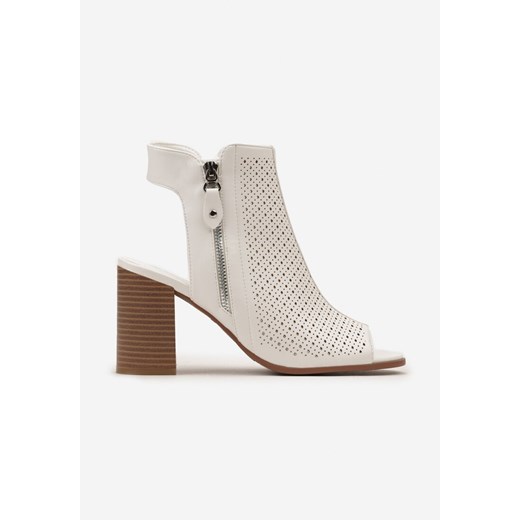 Born2be botki białe 