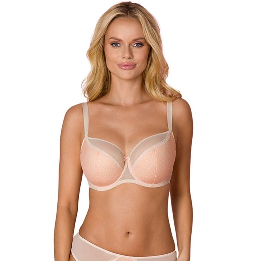 Biustonosz półusztywniany semi-soft brzoskwinia VB-459, Kolor brzoskwiniowy, Rozmiar 70E, Vena ze sklepu Intymna w kategorii Biustonosze - zdjęcie 170624257