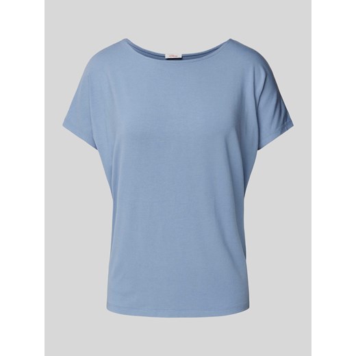 T-shirt w jednolitym kolorze ze sklepu Peek&Cloppenburg  w kategorii Bluzki damskie - zdjęcie 170624305