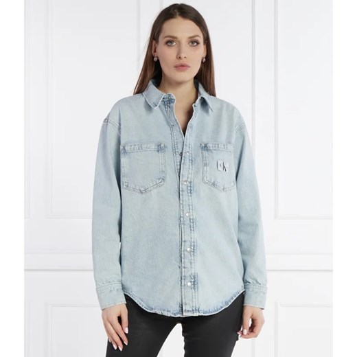 CALVIN KLEIN JEANS Jeansowa koszula | Relaxed fit ze sklepu Gomez Fashion Store w kategorii Koszule damskie - zdjęcie 170624465