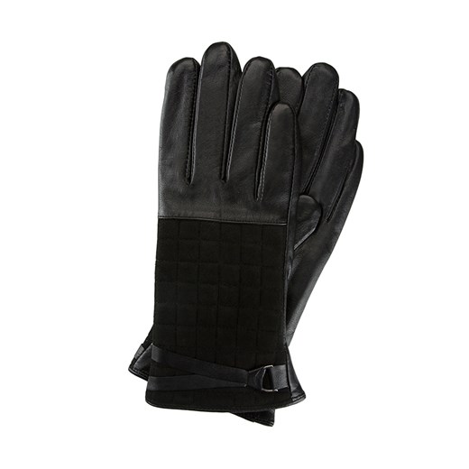 Rękawiczki damskie czarne ze sklepu WITTCHEN w kategorii Rękawiczki damskie - zdjęcie 170625939