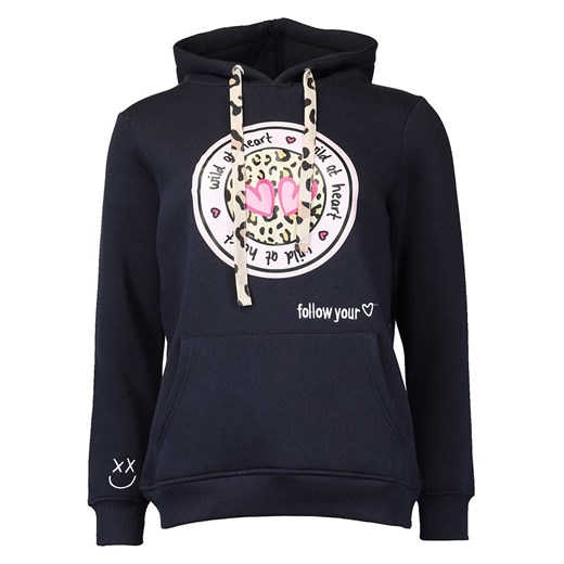 Zwillingsherz Bluza &quot;Kelly&quot; w kolorze granatowym ze sklepu Limango Polska w kategorii Bluzy damskie - zdjęcie 170628899