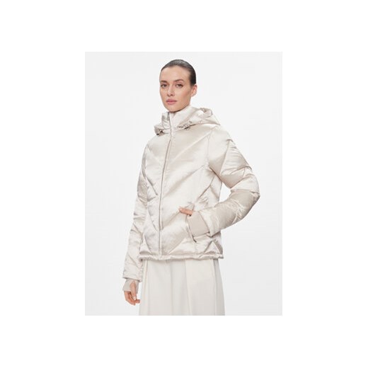 Calvin Klein Kurtka puchowa K20K207068 Biały Regular Fit ze sklepu MODIVO w kategorii Kurtki damskie - zdjęcie 170629529