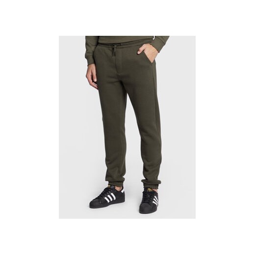 Blend Spodnie dresowe Downton 20714201 Zielony Regular Fit ze sklepu MODIVO w kategorii Spodnie męskie - zdjęcie 170629545