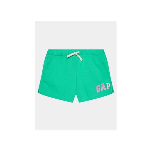 Gap Szorty sportowe 890932 Zielony Regular Fit Gap 6Y MODIVO