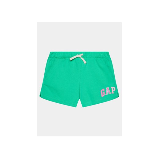 Gap Szorty sportowe 890932 Zielony Regular Fit ze sklepu MODIVO w kategorii Spodenki dziewczęce - zdjęcie 170630239