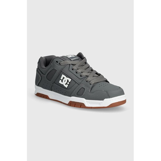 DC sneakersy Stag kolor szary 320188 ze sklepu ANSWEAR.com w kategorii Buty sportowe męskie - zdjęcie 170632458