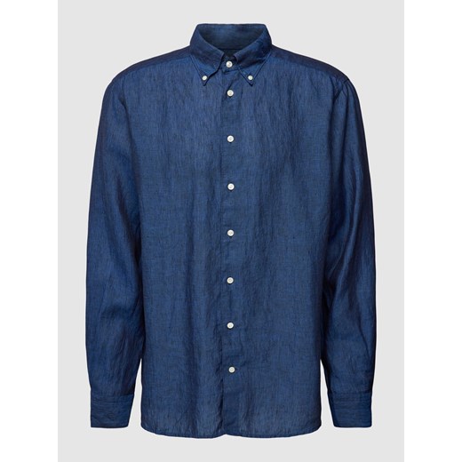 Koszula biznesowa o kroju regular fit z listwą guzikową ze sklepu Peek&Cloppenburg  w kategorii Koszule męskie - zdjęcie 170634638