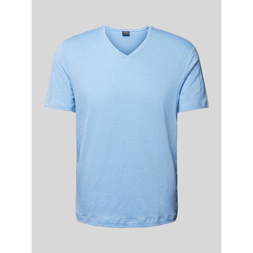 T-shirt z dekoltem w serek ze sklepu Peek&Cloppenburg  w kategorii T-shirty męskie - zdjęcie 170634687